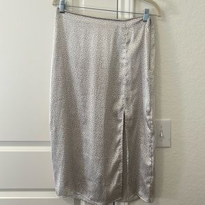 A&F satin skirt